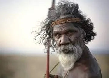 A man from the ancient tribe Kuuk Thaayorre, from Northern Australia.