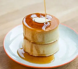 Japanese: Fluffy Japanese pancakes