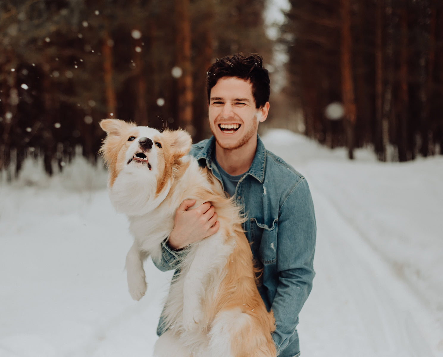 Photo of Nate and Zeus, the tour guides