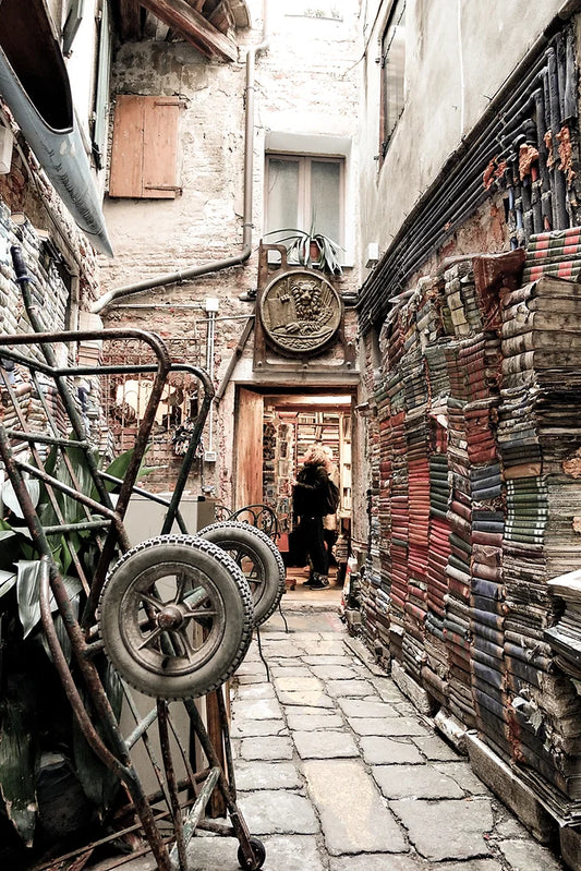 The Most Beautiful Bookstore in the World…. The Libreria Acqua Alta in Venice