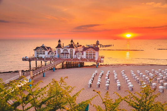 Pier Sellin, Rügen, Mecklenburg-Vorpommern, Germany.....you have never seen a pier like this before!