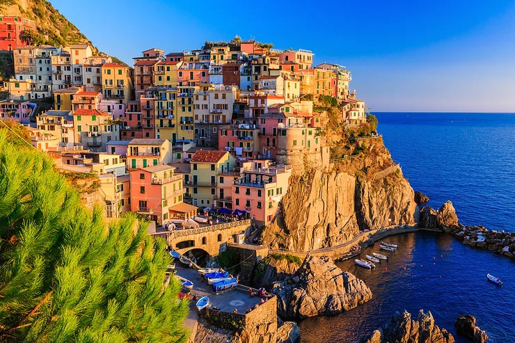 Cinque Terre...5 towns perched into the coast in Italy...hike along all 5!!!