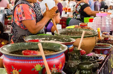 Why not visit a street market in India?