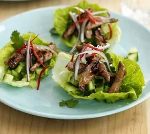 Japanese: Teriyaki Beef & Lettuce Cup